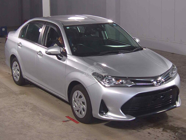 2019 Toyota Axio in silver, photo 1 of 4, for sale in Kenya (Ref T19-72187)