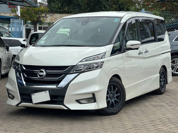 2019 Nissan Serena in pearl, photo 1 of 14, for sale in Kenya (Ref N19-45938)