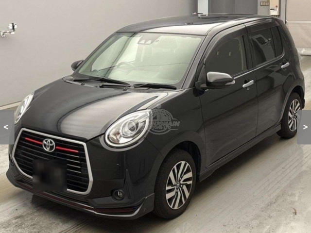 2019 Toyota Passo in black, photo 1 of 2, for sale in Kenya (Ref T19-40519)
