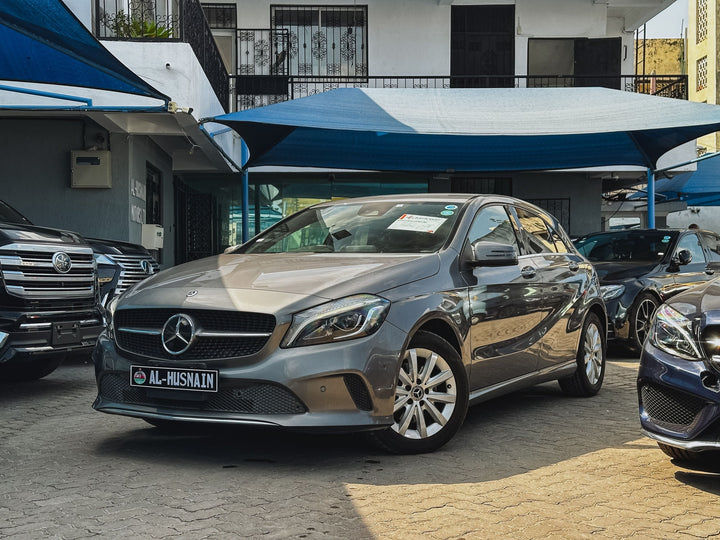 2018 Mercedes-Benz A180 in grey, photo 1 of 12, for sale in Kenya (Ref M18-61182)