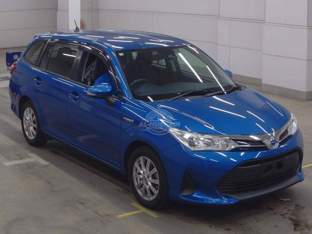 2019 Toyota Fielder in blue, photo 1 of 4, for sale in Kenya (Ref T19-18184)