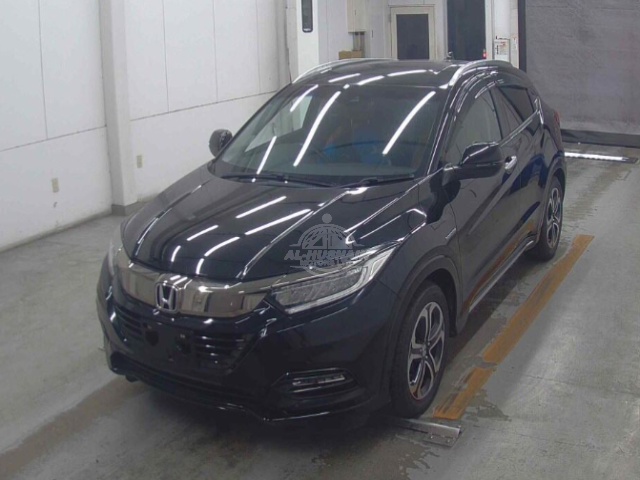 2019 Honda Vezel in black, photo 1 of 3, for sale in Kenya (Ref H19-50781)
