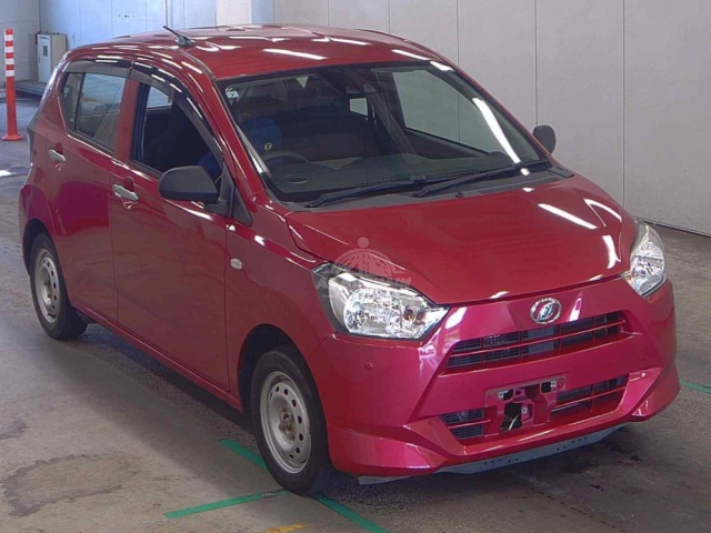 2019 Daihatsu Mira in red, photo 1 of 3, for sale in Kenya (Ref D19-67136)