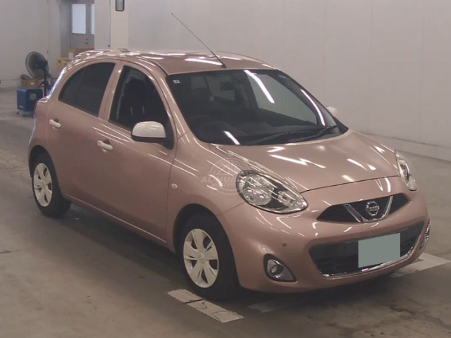 2019 Nissan March in pink, photo 1 of 4, for sale in Kenya (Ref N19-88445)