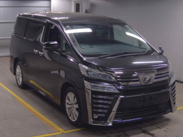 2019 Toyota Vellfire in black, photo 1 of 4, for sale in Kenya (Ref T19-36227)