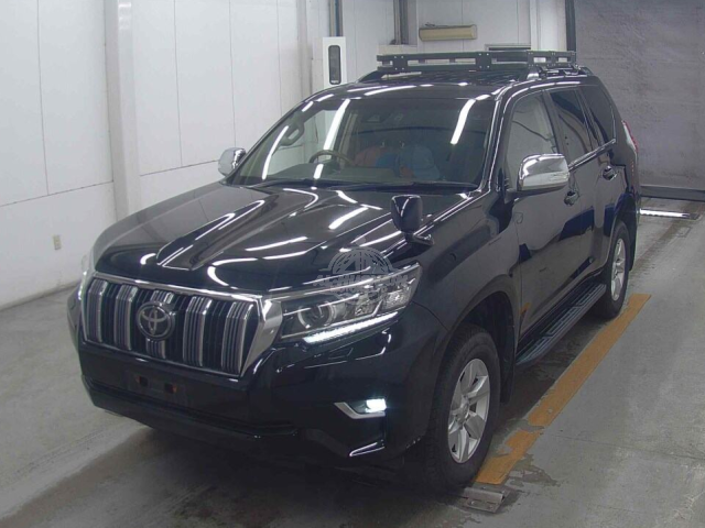 2019 Toyota Prado in black, photo 1 of 4, for sale in Kenya (Ref T19-44086)