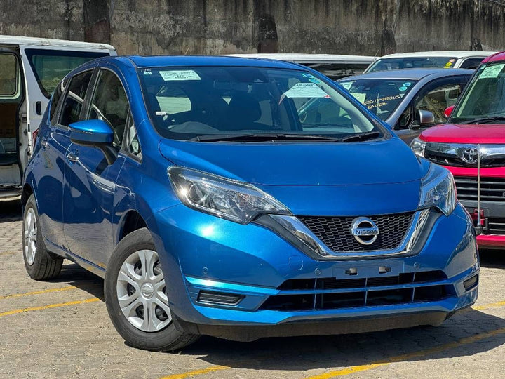 2019 Nissan Note in blue, photo 1 of 12, for sale in Kenya (Ref N19-38597)