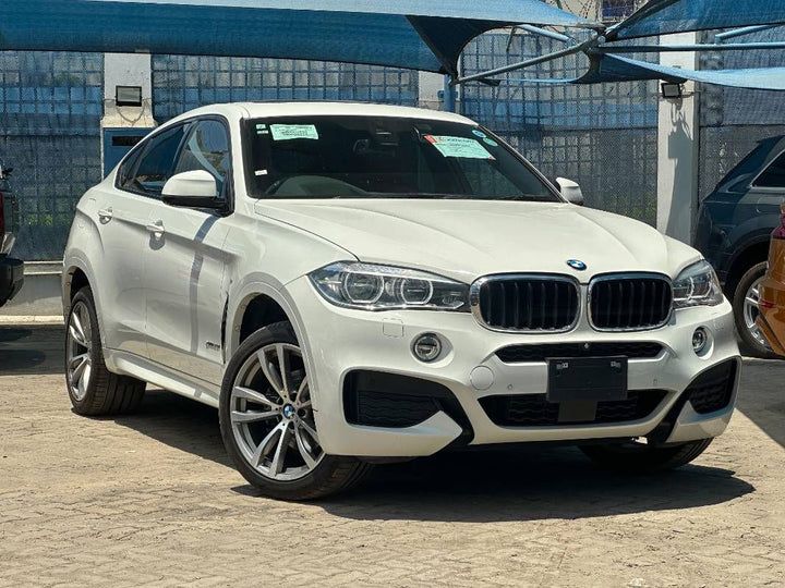 2019 BMW X6 in white, photo 1 of 13, for sale in Kenya (Ref B19-56574)