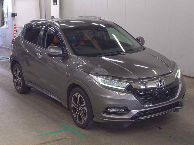 2019 Honda Vezel in grey, photo 1 of 4, for sale in Kenya (Ref H19-45357)