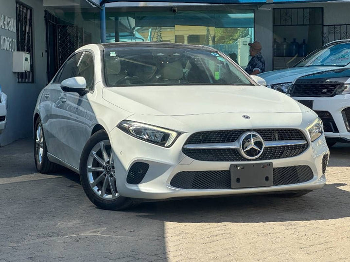 2019 Mercedes-Benz A250 in white, photo 1 of 11, for sale in Kenya (Ref M19-26776)