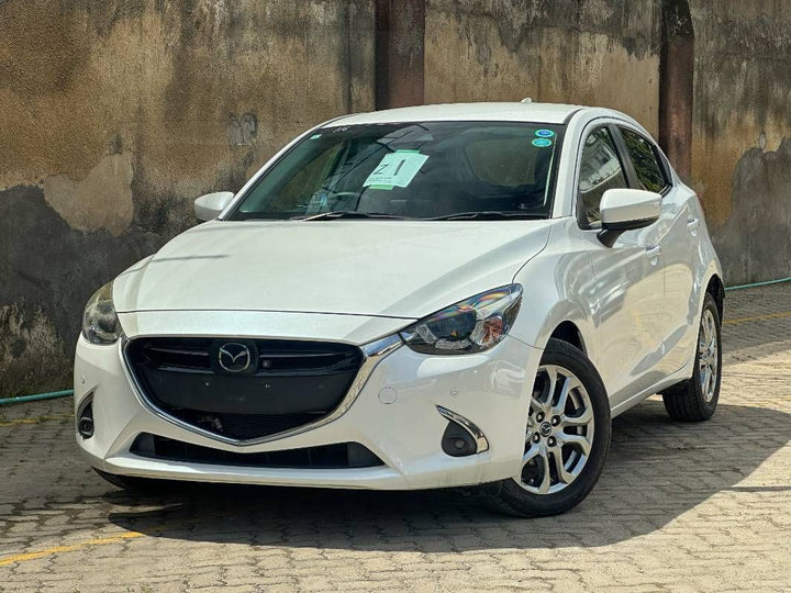 2019 Mazda Demio in pearl, photo 1 of 12, for sale in Kenya (Ref M19-11442)