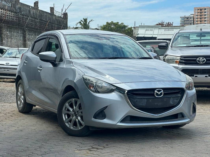 2019 Mazda Demio in silver, photo 1 of 12, for sale in Kenya (Ref M19-11663)