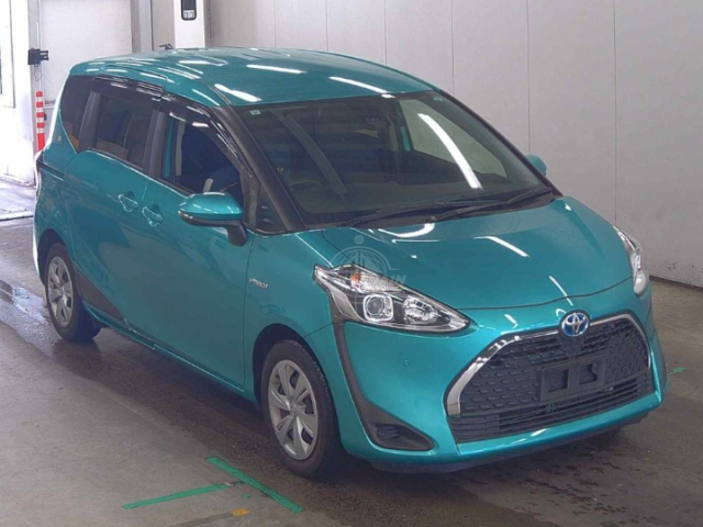 2019 Toyota Sienta in green, photo 1 of 3, for sale in Kenya (Ref T19-90099)