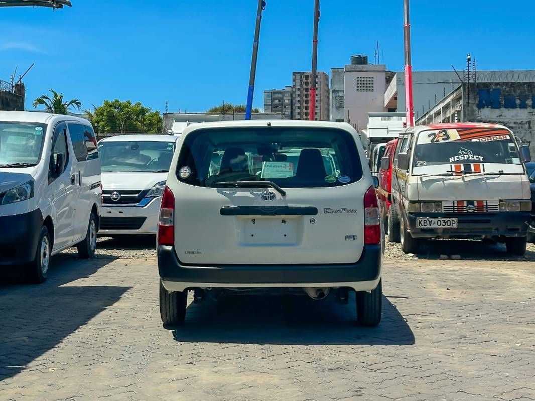 2019 Toyota Probox in white, photo 5 of 15, for sale in Kenya (Ref T19-02683)