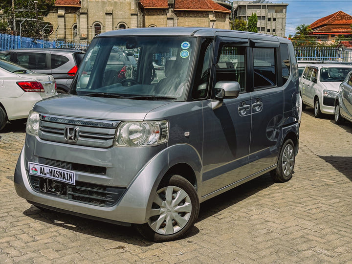 2017 Honda N Box in grey, photo 1 of 10, for sale in Kenya (Ref H17-42455)
