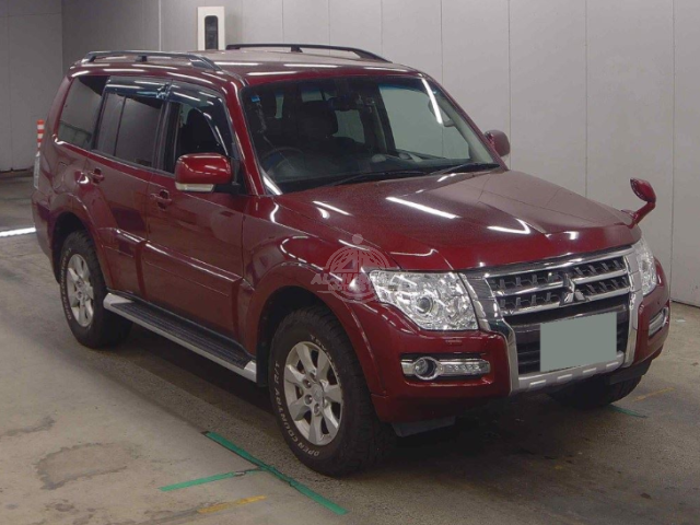 2019 Mitsubishi Pajero in red, photo 1 of 3, for sale in Kenya (Ref M19-00448)
