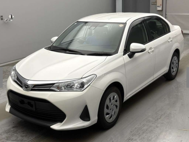 2019 Toyota Axio in white, photo 1 of 2, for sale in Kenya (Ref T19-80528)