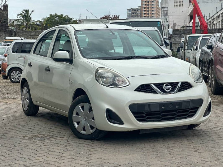 2019 Nissan March in white, photo 1 of 12, for sale in Kenya (Ref N19-83988)