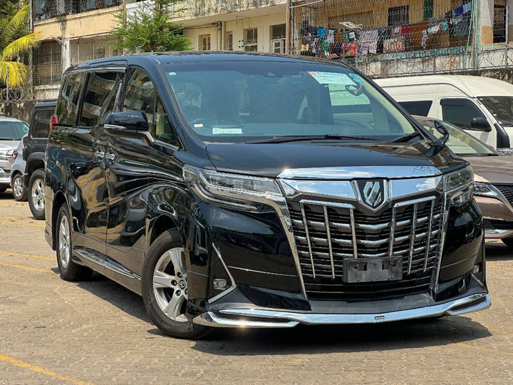 2019 Toyota Alphard in black, photo 1 of 13, for sale in Kenya (Ref T19-95794)