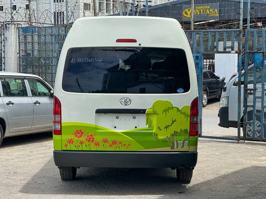 2019 Toyota Hiace in white, photo 5 of 10, for sale in Kenya (Ref T19-10052)