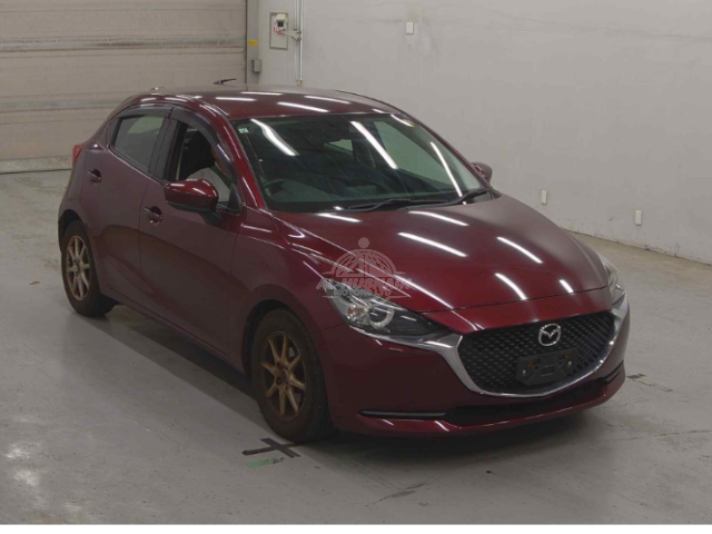 2019 Mazda Mazda2 in red wine, photo 1 of 3, for sale in Kenya (Ref M19-01345)