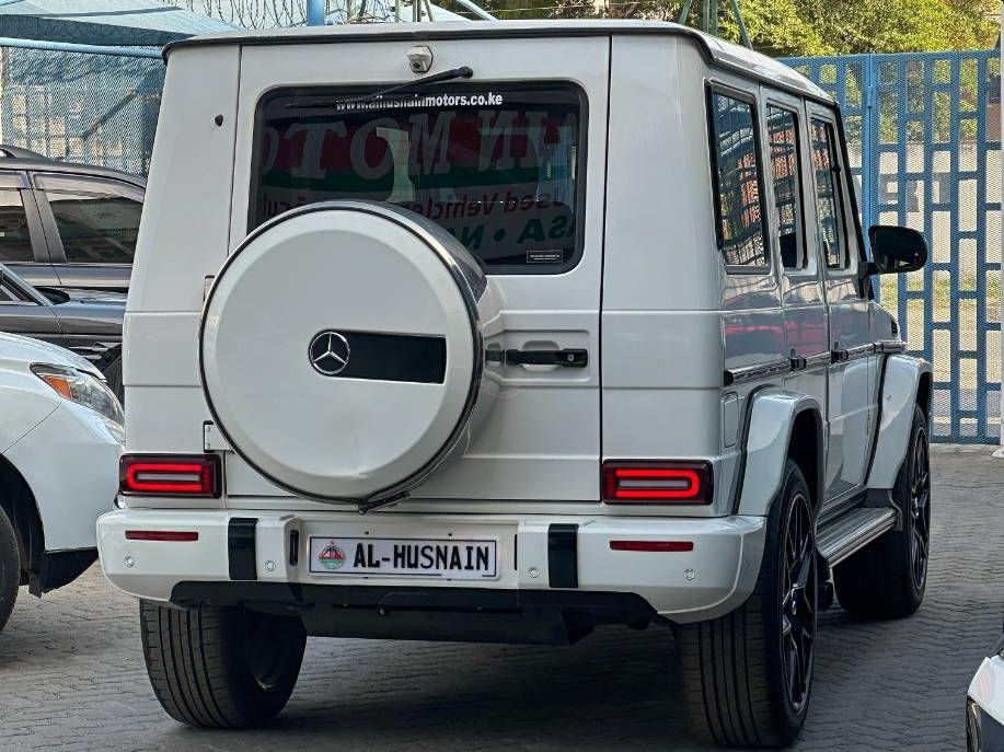 2018 Mercedes-Benz G350D in white, photo 6 of 12, for sale in Kenya (Ref M18-91629)